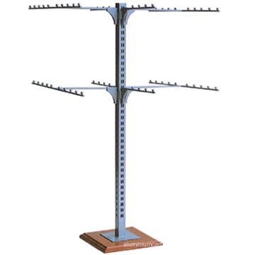 Modernes Design Kleidung Display Racks verchromt Kleidungsstück Racks Kleidung Metall Regale